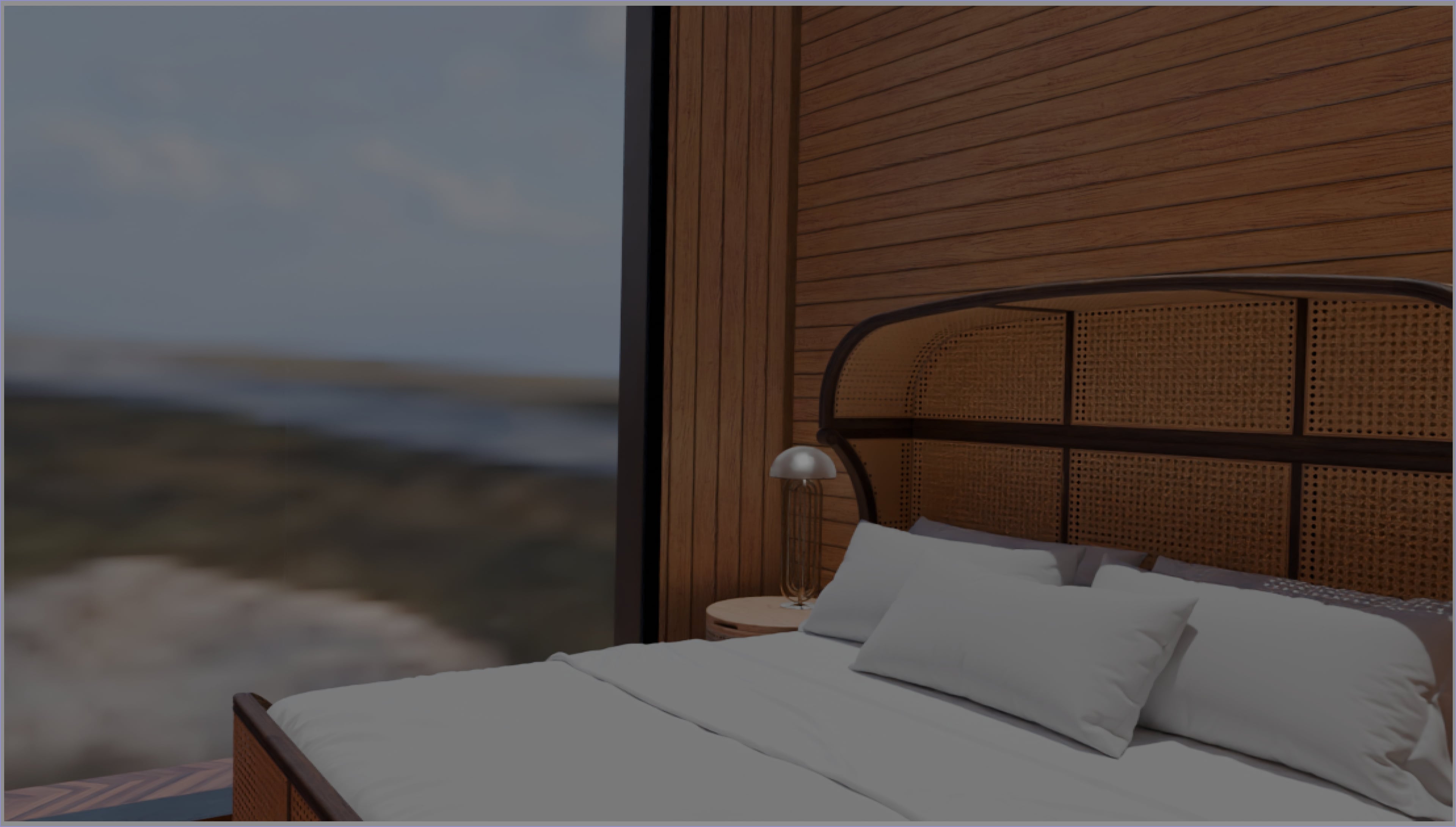 Feelviana hotel bedroom with ocean view